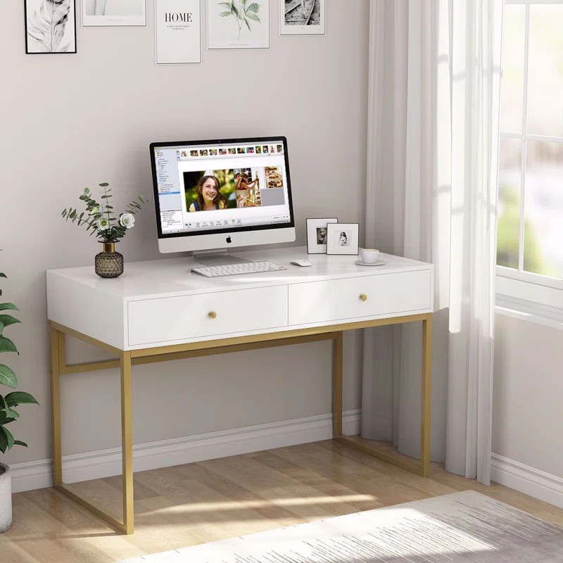 Hillegierd H-Shape Desk | Wayfair North America