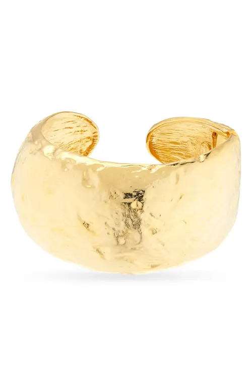 Kenneth Jay Lane Domed Cuff Bracelet in Gold at Nordstrom | Nordstrom