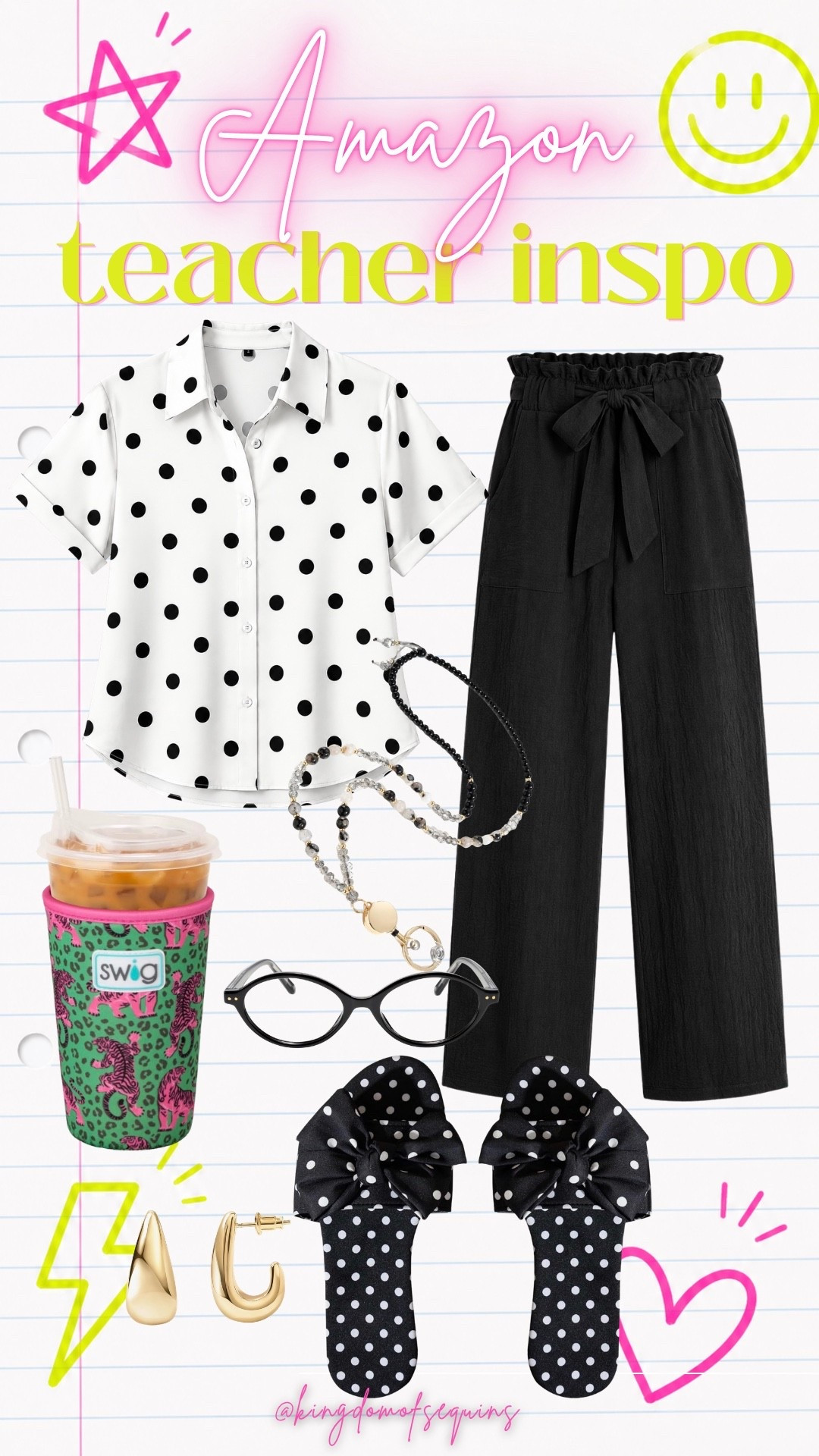 Polka dots are the new black. Love this outfit for the classroom or office.

#LTKootd #LTKWorkwear #LTKSeasonal