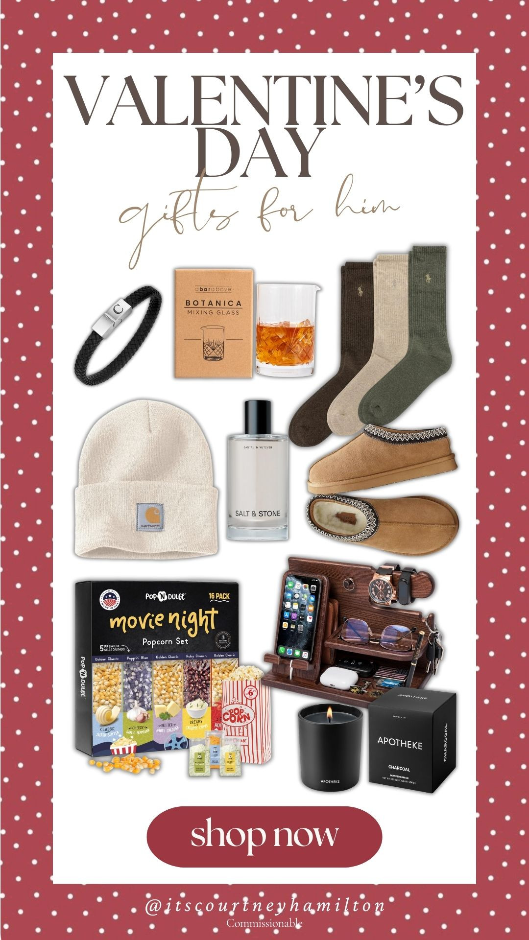 Valentine's gifts for him! Perfect for your loved ones.

valentines day gifts, movie night, cozy slippers, premium leather bracelet, project cloud slippers, charcoal candle, carhartt beanie, courtney hamilton 

 #LTKSeasonal #LTKFindsUnder100 #LTKMens