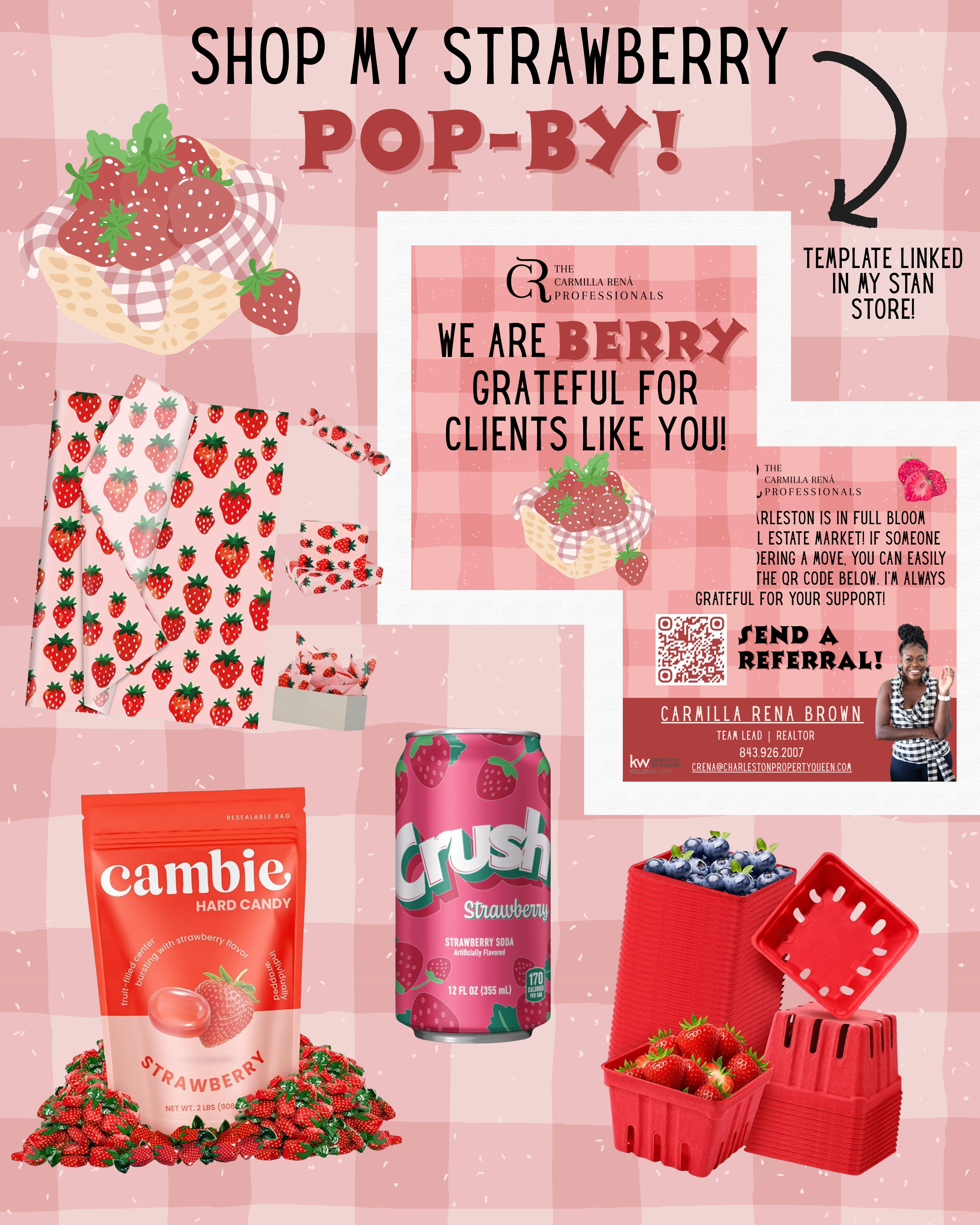 Strawberry Season is Here! 🍓🏠

Want a sweet way to stay top-of-mind with your clients? I’ve linked everything you need to recreate these adorable Strawberry Pop-Bys below!

🍓 FREE TEMPLATE: Head to my Instagram bio to grab the matching tag template from my Stan Store for $0!

Simple, cute, and your sphere will love them. Happy popping by! 🍓🍓 

 #LTKdayinmylife #LTKmorningroutine #LTKselfcare