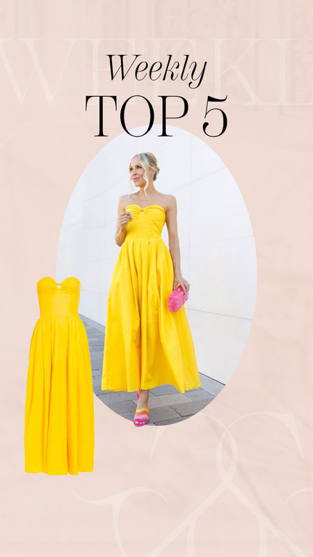 Weekly top 5
Yellow dress
Summer dress
Summer style
Summer outfit

#LTKunder50 #LTKstyletip #LTKunder100