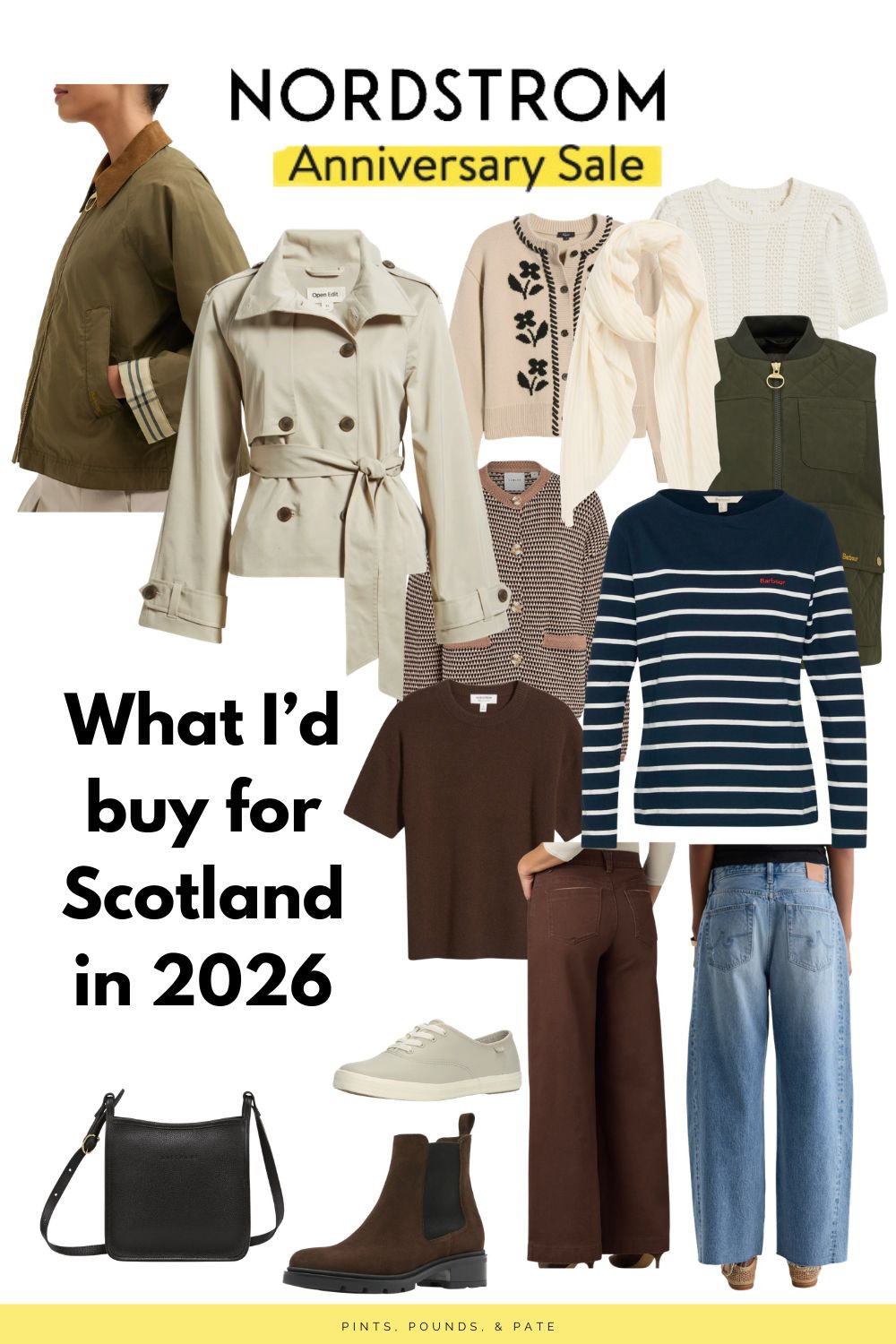 Scotland travel essentials available at the Nordstrom Anniversary Sale! Several of the brands I've been recommending for years are having great specials for the NSale, including Blondo, Barbour, & Longchamp #nsal #nordstromsale #scotlandtravel 

 #LTKTravel