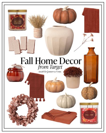 Fall Home Decor at Target 

#LTKunder50 #LTKunder100 #LTKSeasonal