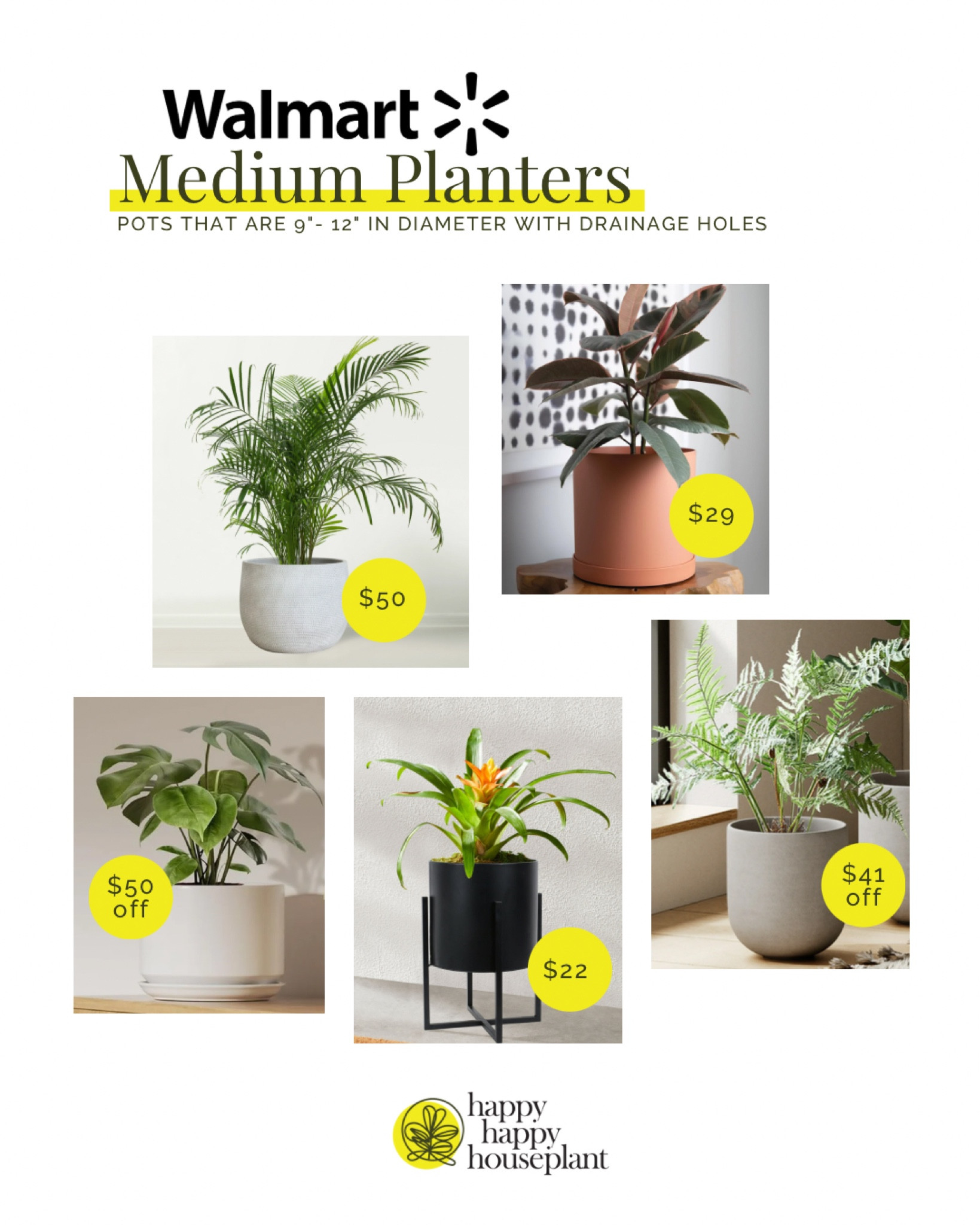 Give your plant a fresh new look with one of these Medium Planters from Walmart.

#LTKhome #LTKSeasonal #LTKfindsunder100