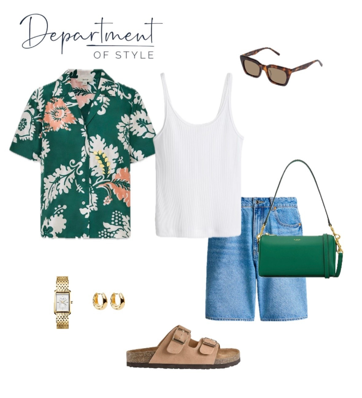 Summer fun with denim shorts 😎