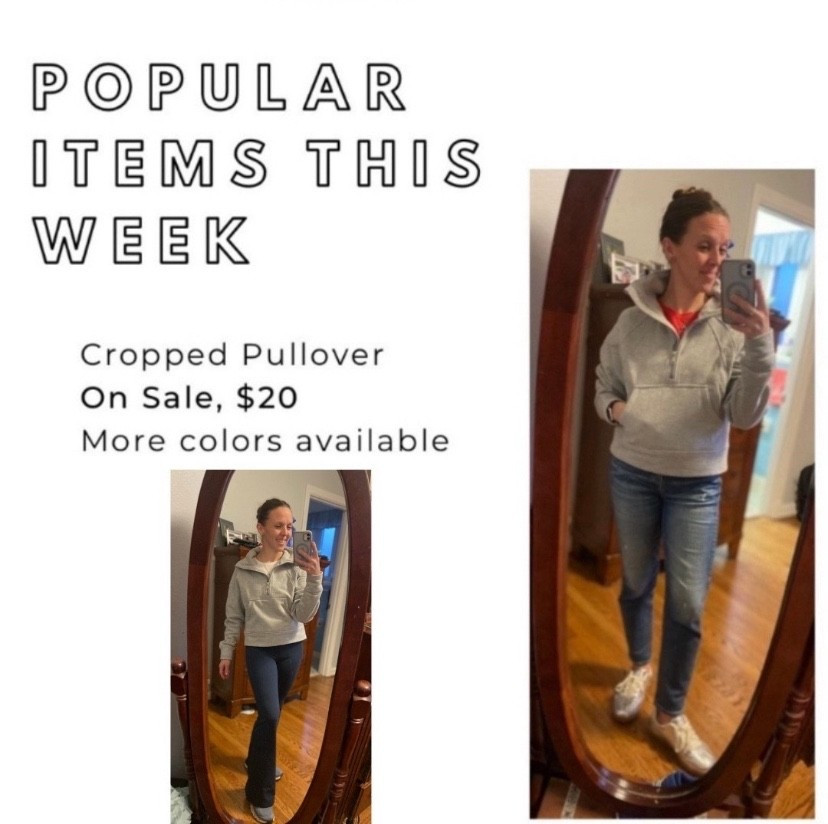 Under $20! - this great dupe is on sale and comes in lots of colors 


#designerdupe #athleisure #lookalike #under20 #salefinds #budgetfriendly #athleisure #croppedpullover 

#LTKSaleAlert #LTKActive #LTKOver40 #LTKSeasonal #LTKU