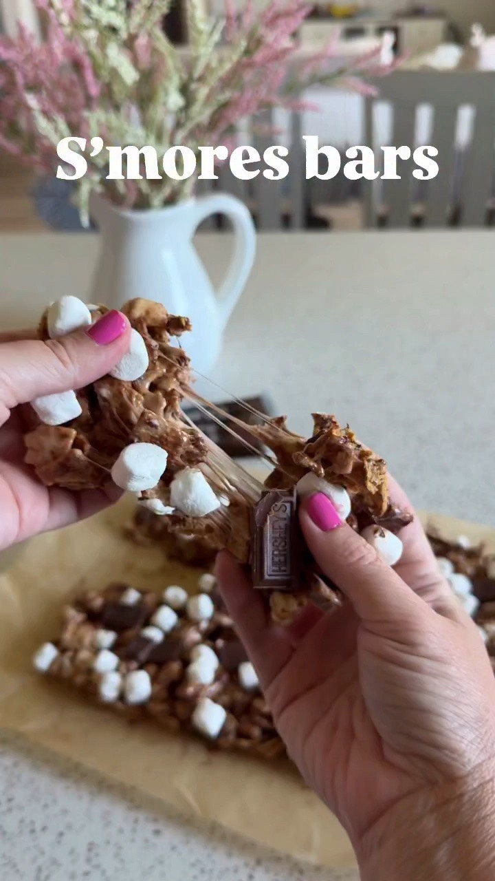 Want a s’more? Some more of what? Haha
These bars are delish. I could eat half of this it’s so yummy!!!!
@zwilling 
Comment S’MORES and I’ll send you a message the recipe and everything you need 

#easyrecipe #nobakedessert #summertreats #summerdessert #smores campfire campfirecooking momlife easydessert chocolate dessert summer time crafty mom mom win

#LTKfoodie #LTKKids #LTKmomlife