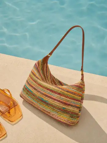 STRIPED SHOULDER BAG | Cider