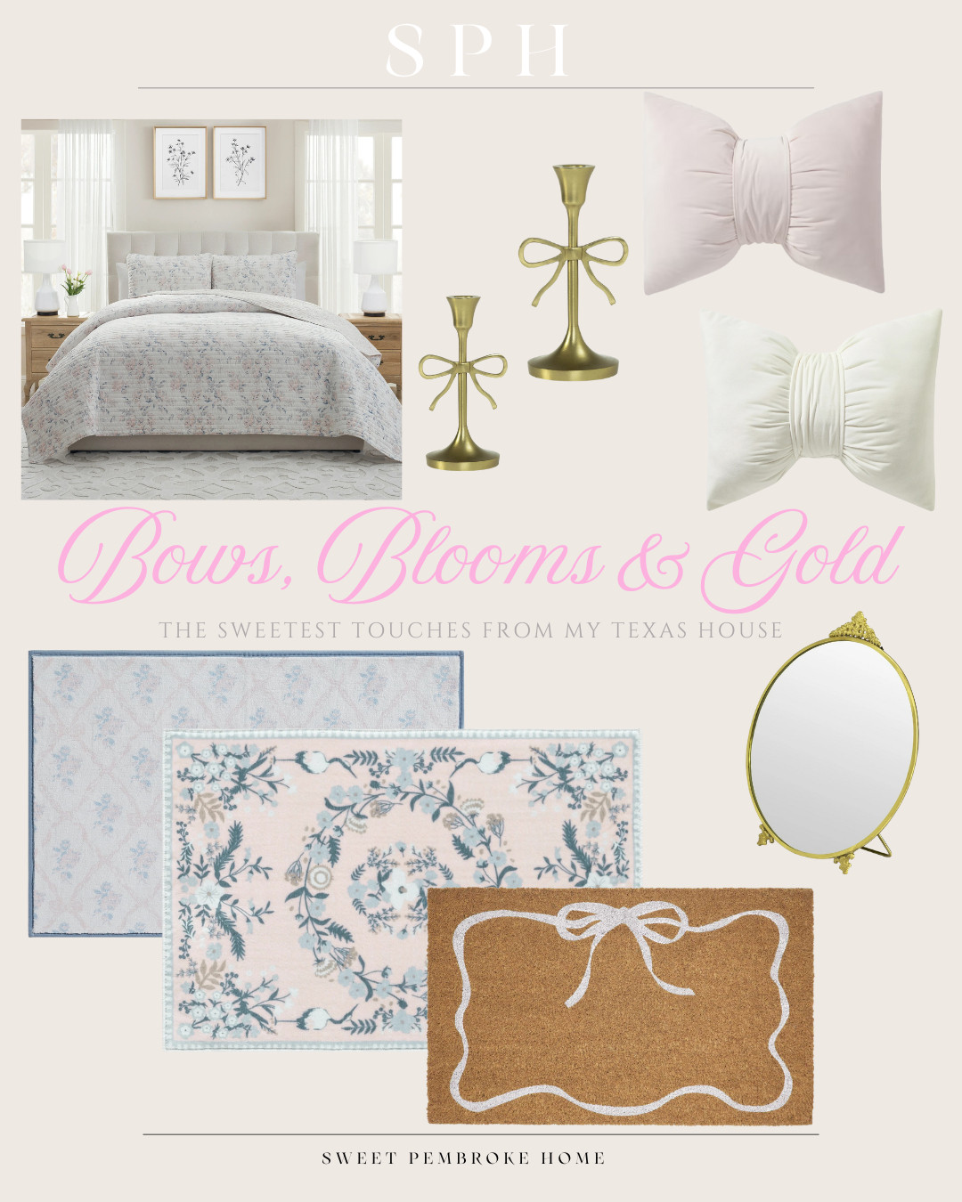 ✨ Bows, Blooms & Gold: The Sweetest Touches from My Texas House ✨

My cart is full and my heart is too 💛🎀 The new My Texas House collection is everything soft, romantic, and effortlessly elegant — think golden accents, floral details, dreamy mirrors, cozy bedding, and neutral rugs that glow in every room.

Perfect for a coquette cottage vibe, this line blends Southern charm with timeless design 🤍 Tap to shop these affordable luxe pieces before they’re gone!

#MyTexasHouse 🏡 #WalmartHome 🛋️ #CoquetteDecor 🎀 #RomanticHomeStyle 🌸 #NeutralDecor 🤍 #LTKUnder100 💰 #SoftGirlAesthetic ✨ #SouthernStyleHome #BudgetFriendlyFinds 🛒 #LTKHome #CottagecoreVibes 🍃 #GoldDecor #BowsAndBlooms #DreamySpaces









 

 #LTKHome #LTKFindsUnder50 #LTKStyleTip