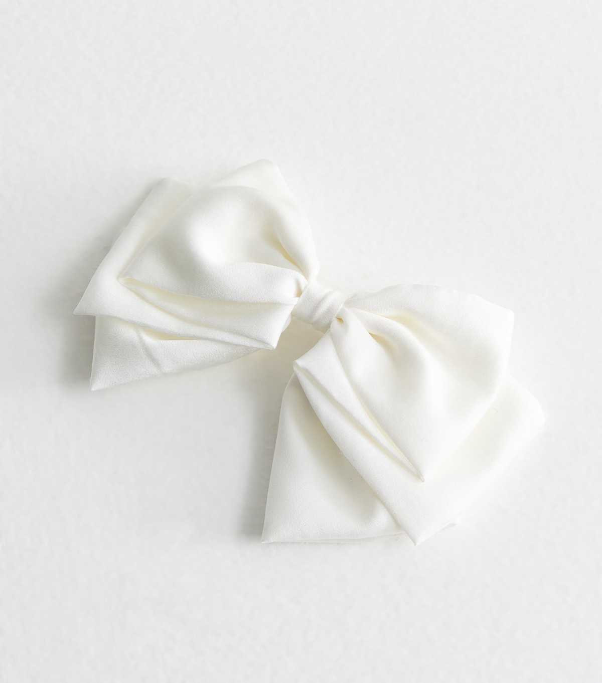 White Bow Hair Slide | New Look | New Look (UK)