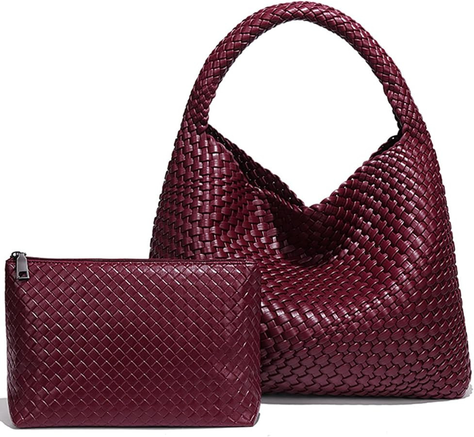 Tote Bag Shoulder Handbags for Women Hand bag Large Capacity Travel Woven Lightweight Purse Hobo ... | Amazon (UK)