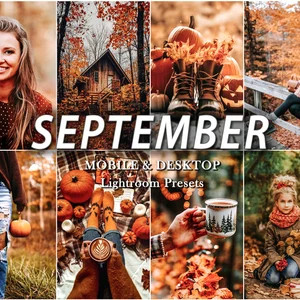 100 Fall Presets Bundle Lightroom Desktop and Mobile Presets - Etsy | Etsy (US)