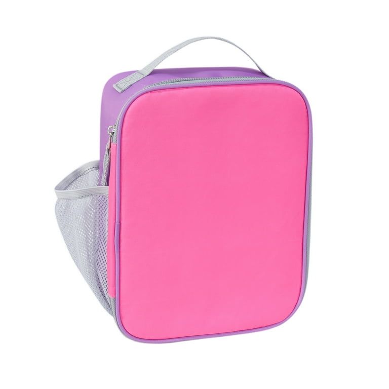 Your Zone, Reusable Lunch Bag/Insulated Lunch Kit/Classic Lunch Box, with Handles and Side Pocket | Walmart (US)