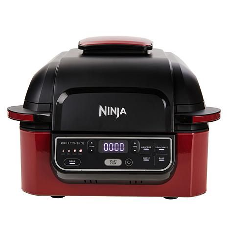 Ninja Foodi 5-in-1 Grill with Kebabs, Roasting Rack and Recipes | HSN