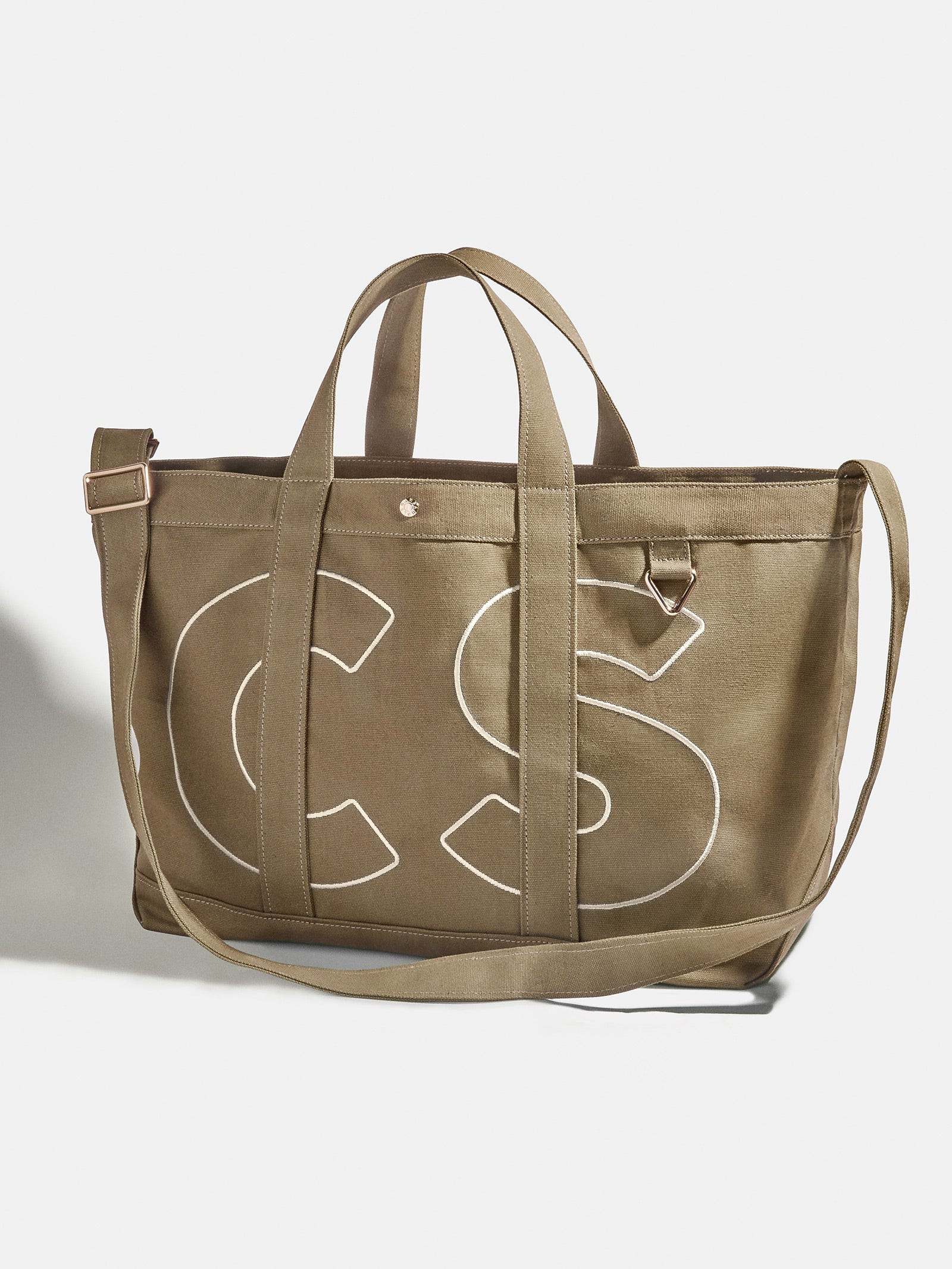 Custom Alpha Tote - Mushroom Taupe | BaubleBar