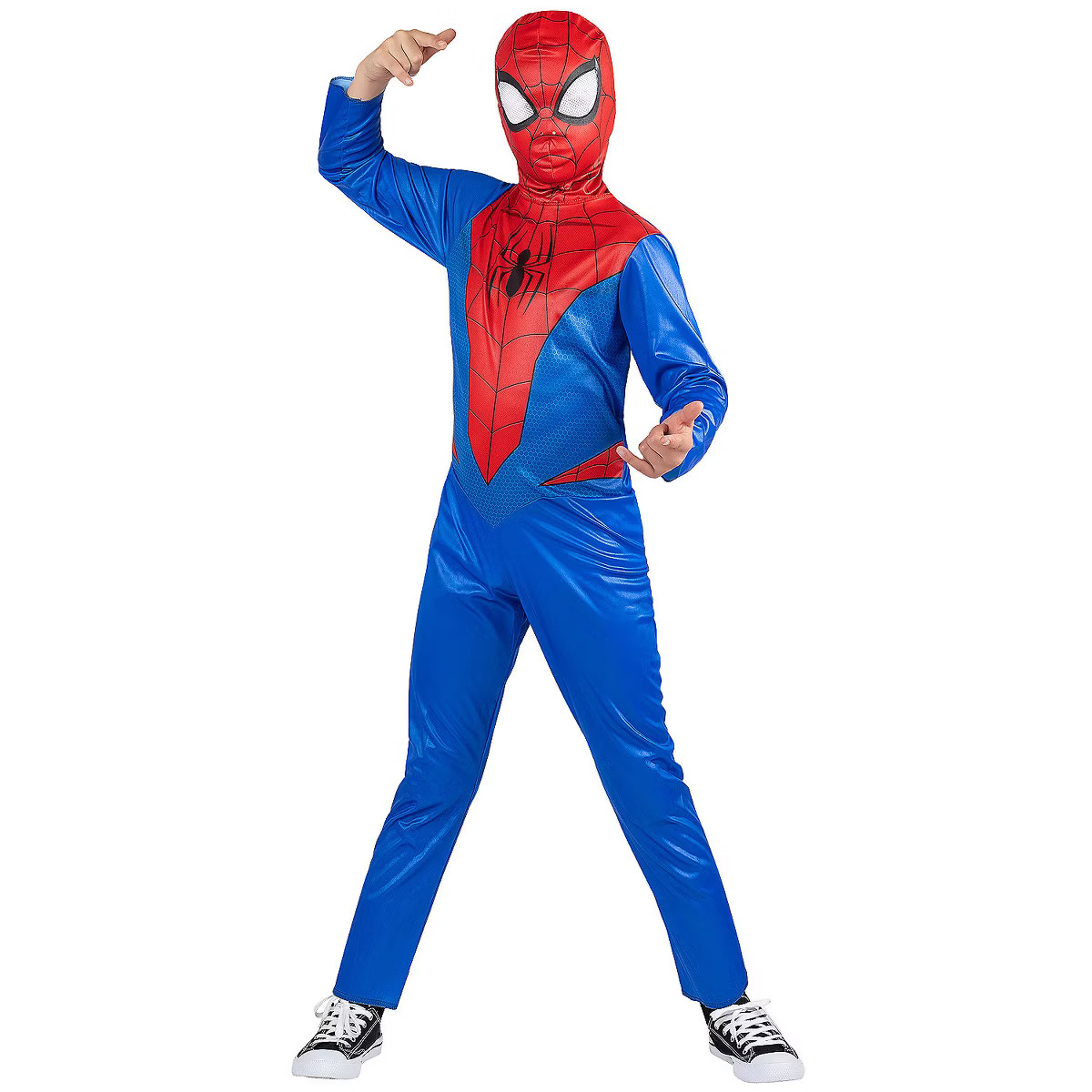 Jazwares Boys' Spider-Man Costume - Size 4-6 - Blue | Target