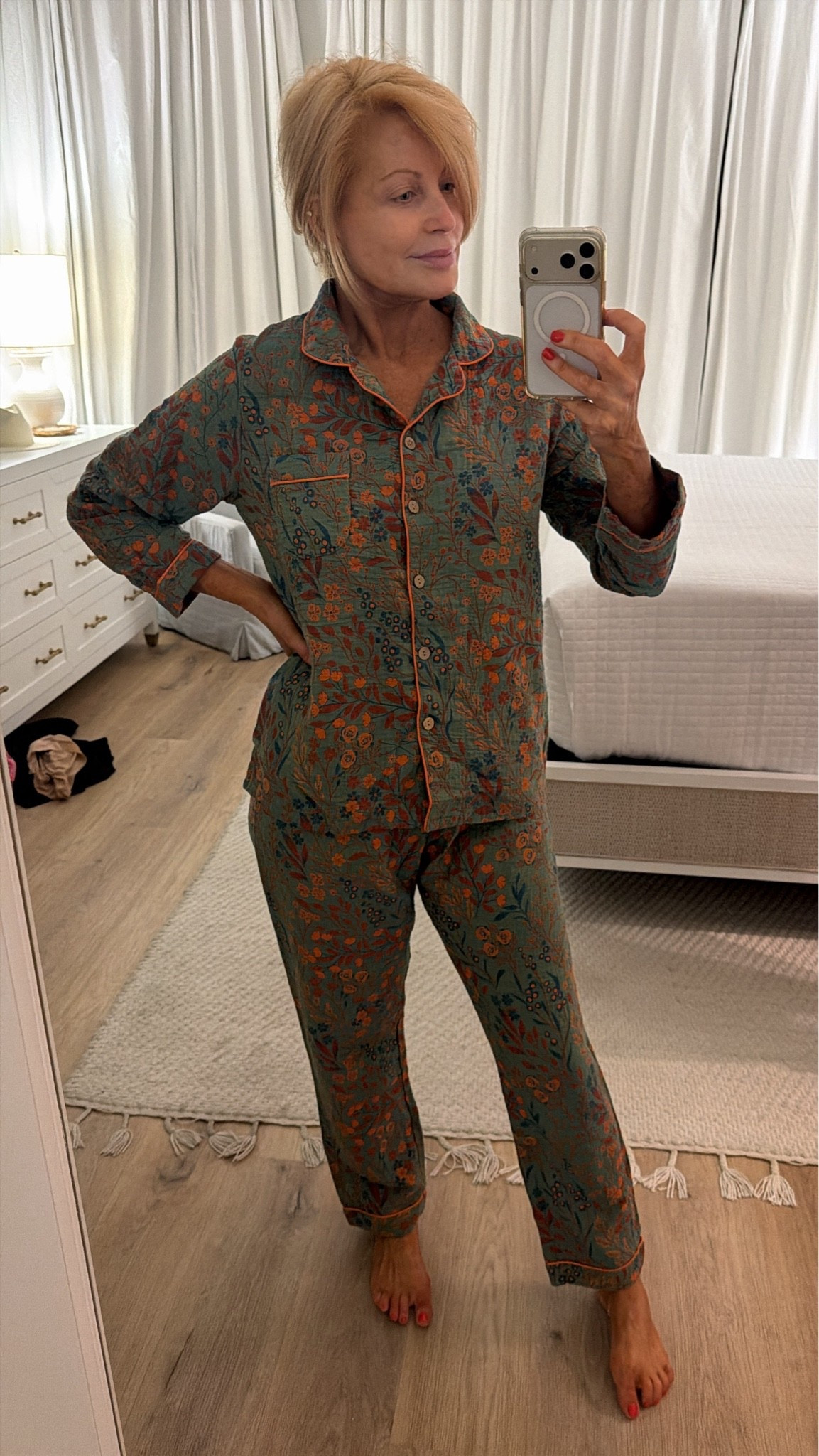 I have 2 colors in the pjs & love them!! I’m wearing a med

#LTKdayinmylife #LTKvlog #LTKOver40