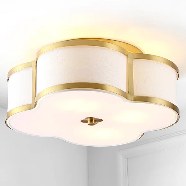 Serin Fabric Flush Mount | Wayfair North America