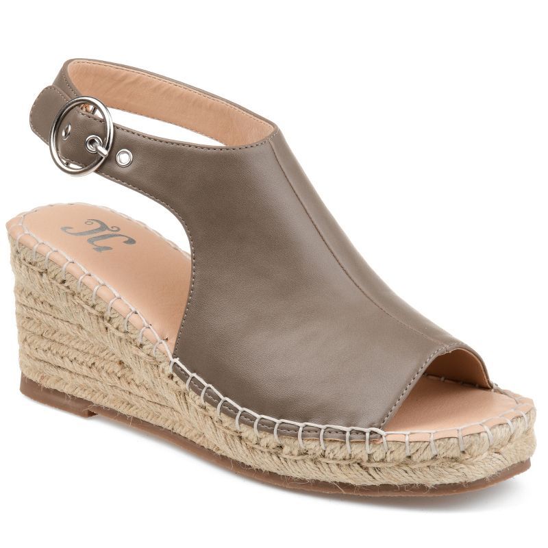 Journee Collection Womens Crew Wedge Heel Espadrille Sandals | Target