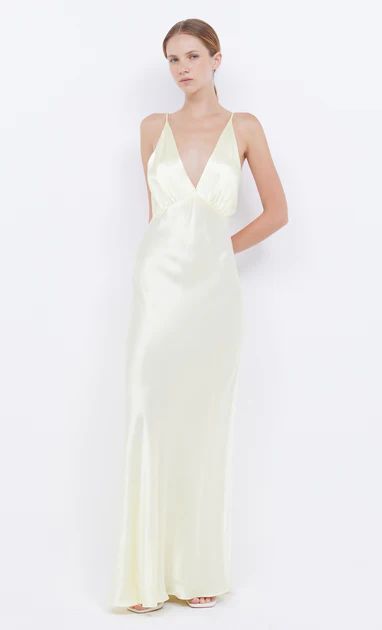 MOON DANCE V MAXI DRESS - ICE YELLOW | Bec & Bridge (Global)