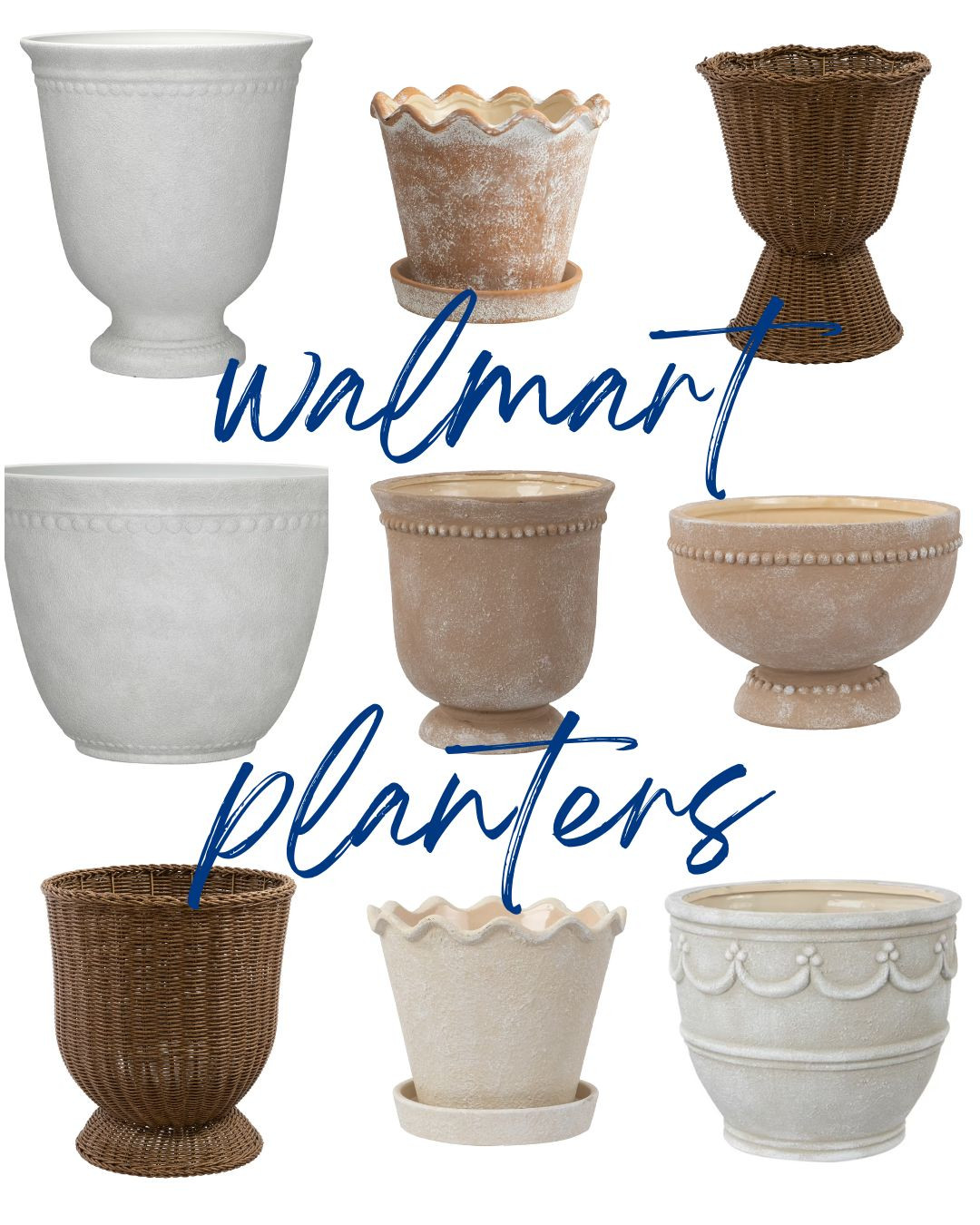 Walmart planters! 

 #LTKSeasonal #LTKHome
