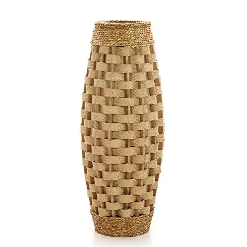 Elegant Expressions by Hosley Large Burlap Vase, 1 Each | Walmart (US)