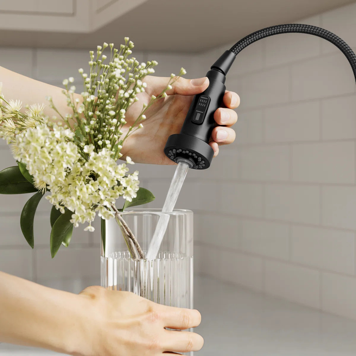 KRAUS Bolden Commercial Style 2-Function Single Handle Pull Down Kitchen Faucet KPF-1610MB | Wayfair North America