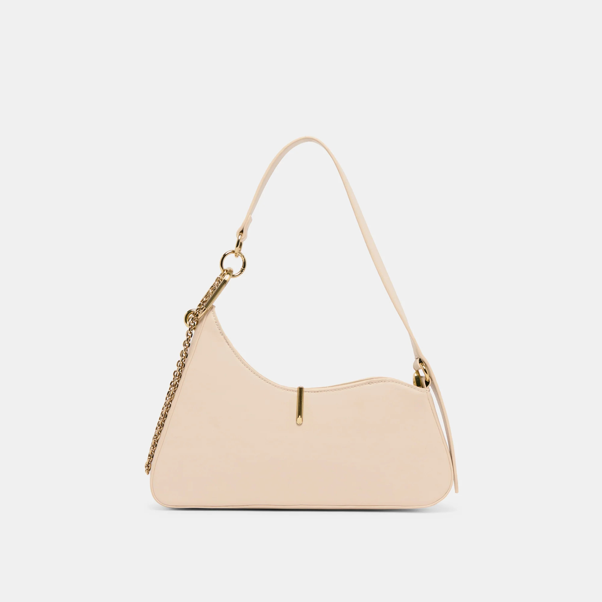 Prya Shoulder Bag Creme Leather | DolceVita.com