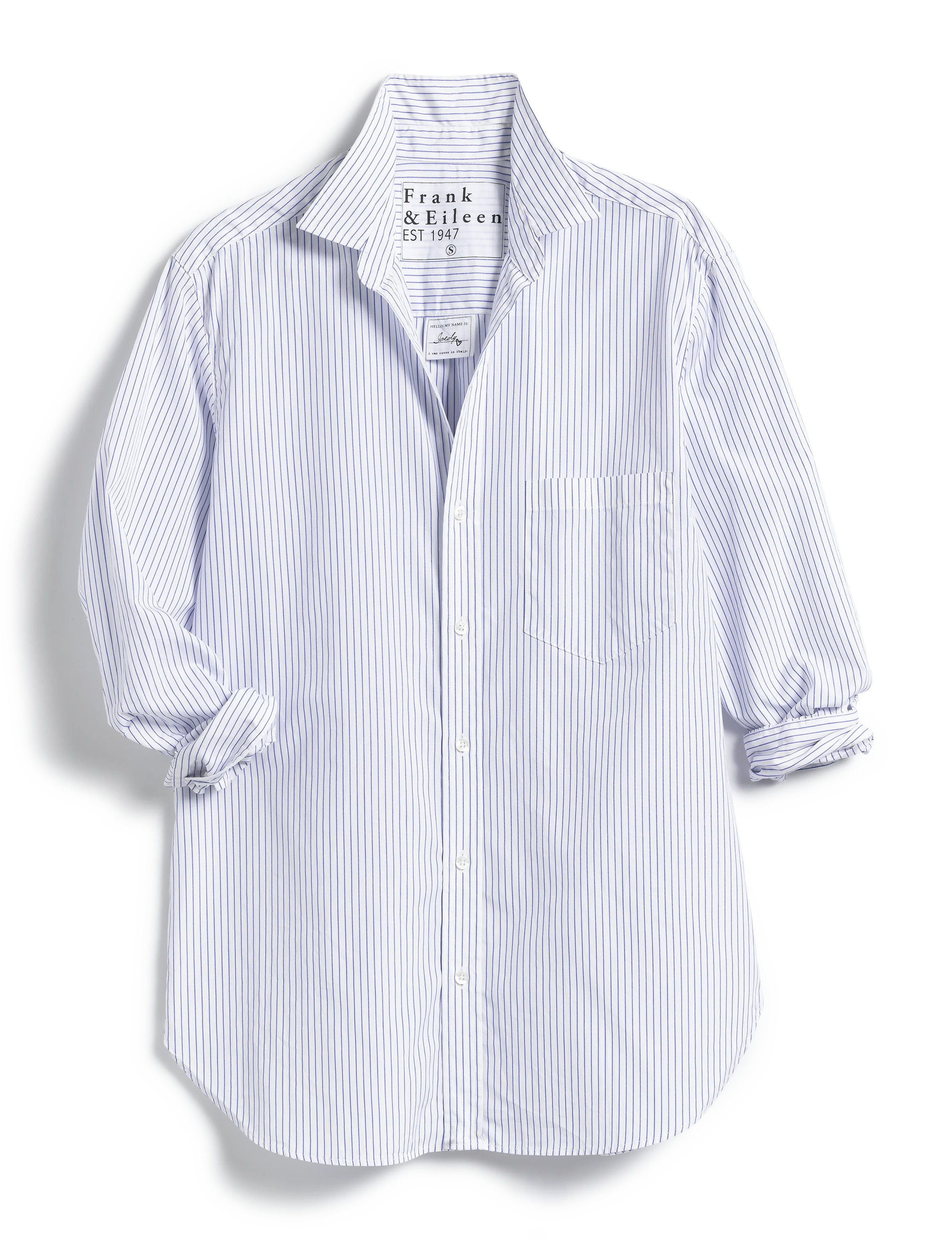 JOEDY Periwinkle Stripe, Classic Poplin | Frank & Eileen