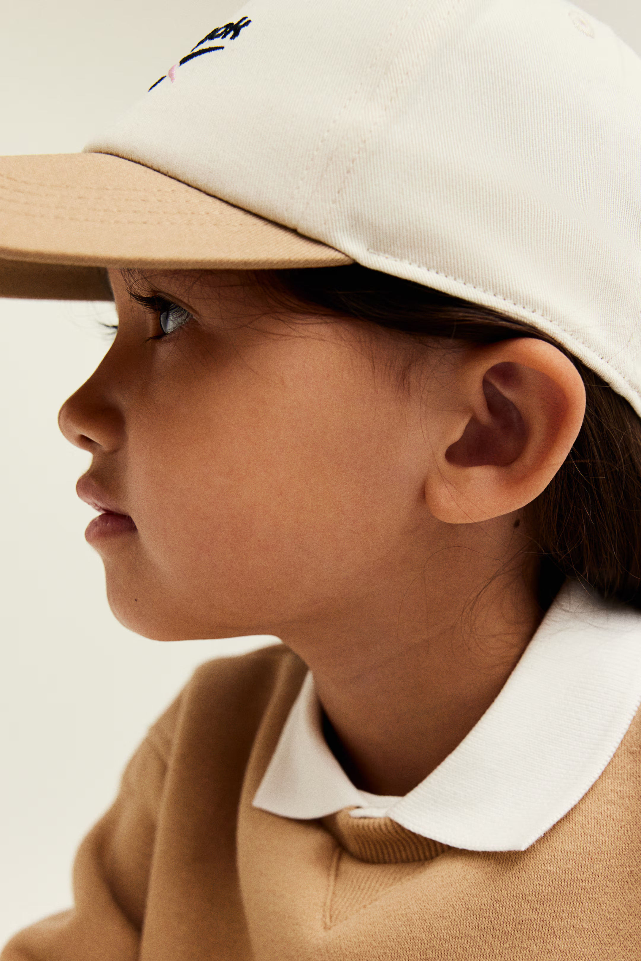 Cotton Cap with Embroidered Motif | H&M (US + CA)
