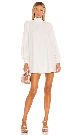 Long Sleeve Fleurette Dress in Ivory | Revolve Clothing (Global)