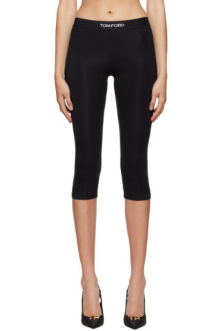 Black Biker Leggings | SSENSE