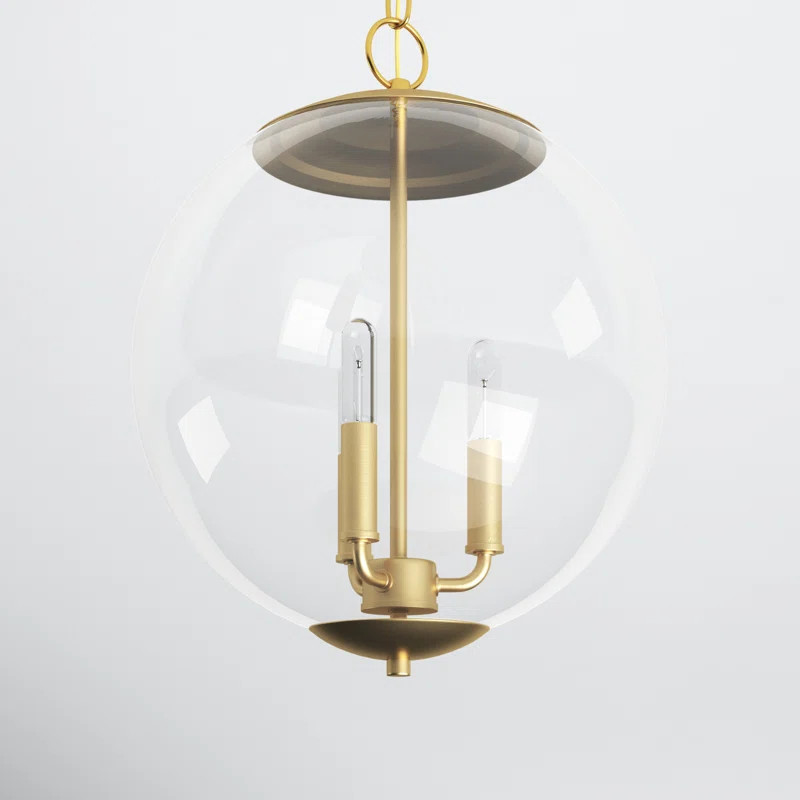 Patterson 3 - Light Shaded Globe Chandelier | Wayfair North America