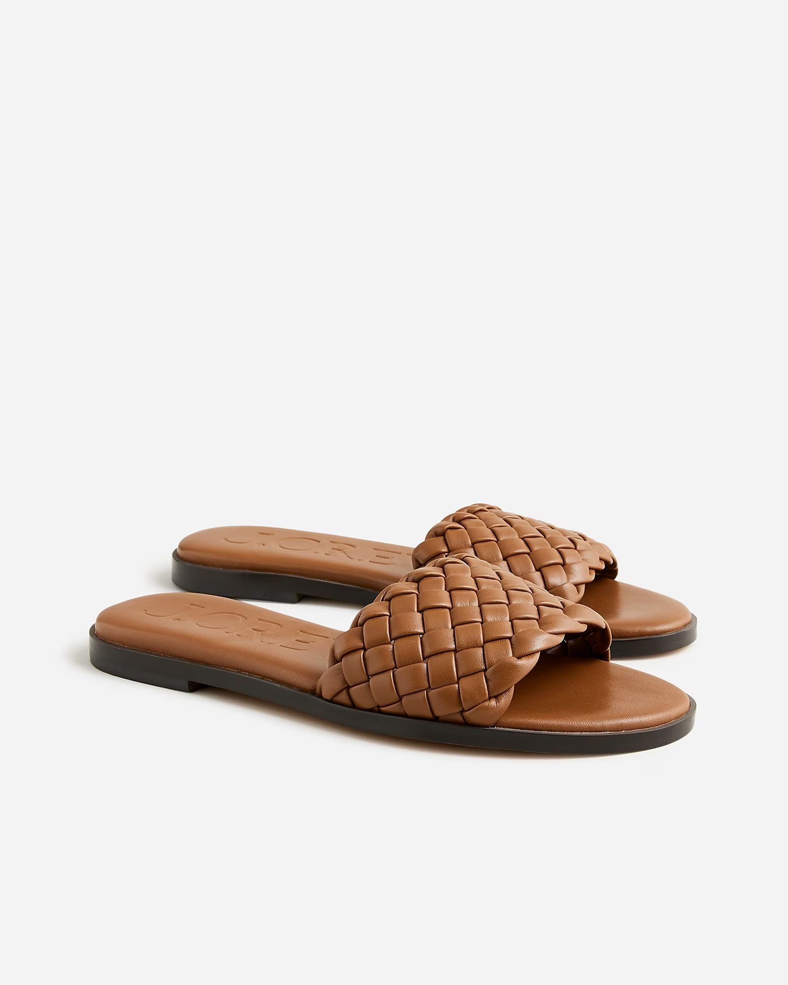 Georgina woven sandals in leather | J.Crew US