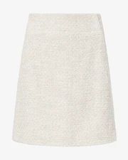 Rowley Skirt - Cotton Boucle :: Sea Salt / Ivory | MM LaFleur