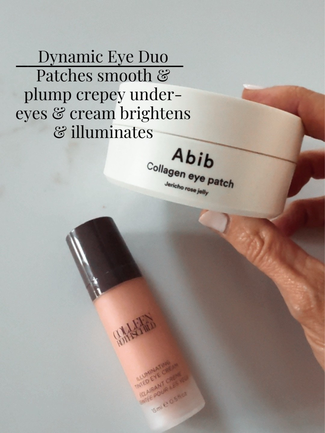 What’s working in my 50s | Hi Sugarplum!

My dynamic duo for fresh and plump under eyes!

#LTKBeauty #LTKOver40 #LTKgrwm