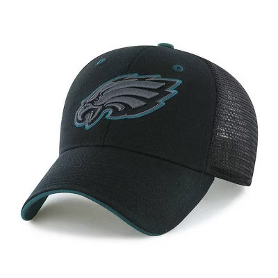 NFL Philadelphia Eagles Black Moneymaker Mesh Hat: Adjustable Snapback Twill Cap | Target