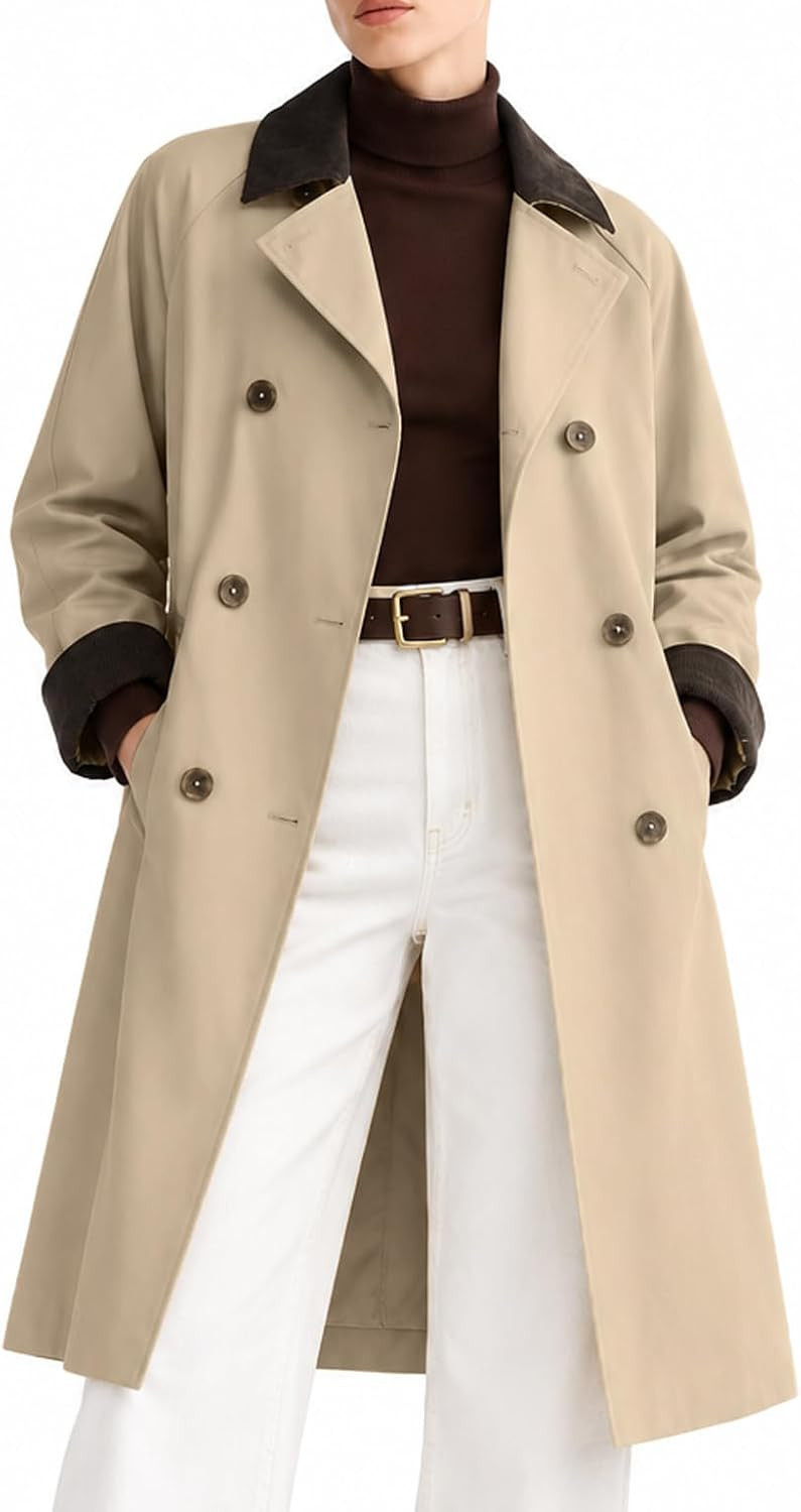 Orolay Women's Waterproof Trench Coat for Spring Fall, Casual Barn Jacket | Amazon (US)