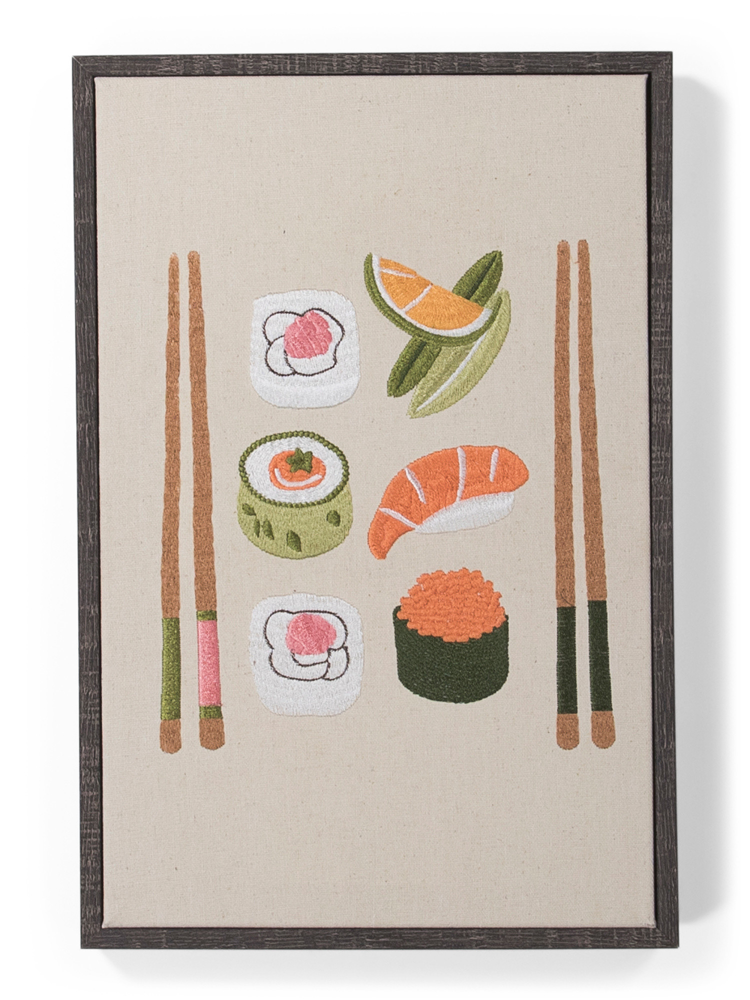 10x15 Stitched Sushi Wall Art | TJ Maxx