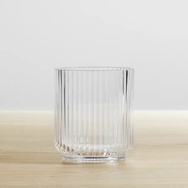 Laya Fluted Acrylic Low Tumbler Glass | Wayfair North America