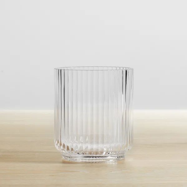 Laya Fluted Acrylic Low Tumbler Glass (Set of 6) | Wayfair North America