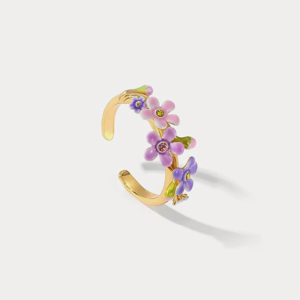 Forget-Me-Not Flowers Ring | Selenichast