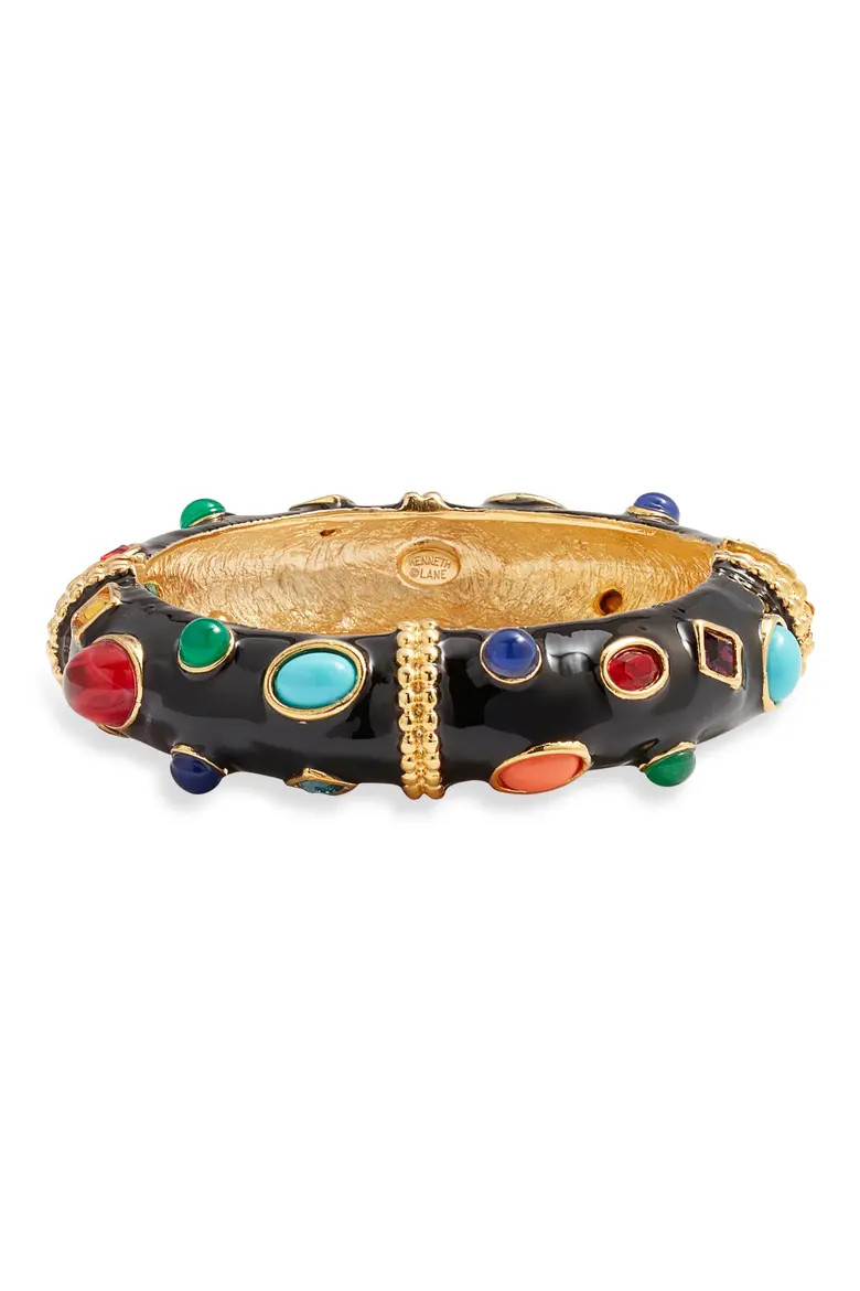 Studded Enamel Bangle (Women) | Nordstrom | Nordstrom
