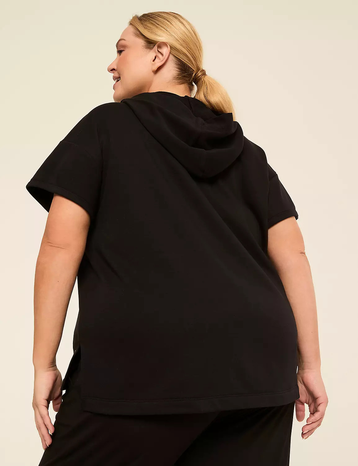 LIVI Short-Sleeve Hoodie | LaneBryant | Lane Bryant (US)