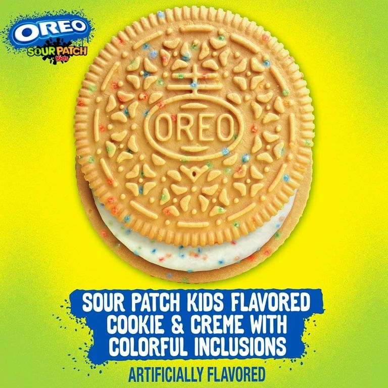 OREO SOUR PATCH KIDS Sandwich Cookies, Limited Edition, 10.68 oz | Walmart (US)