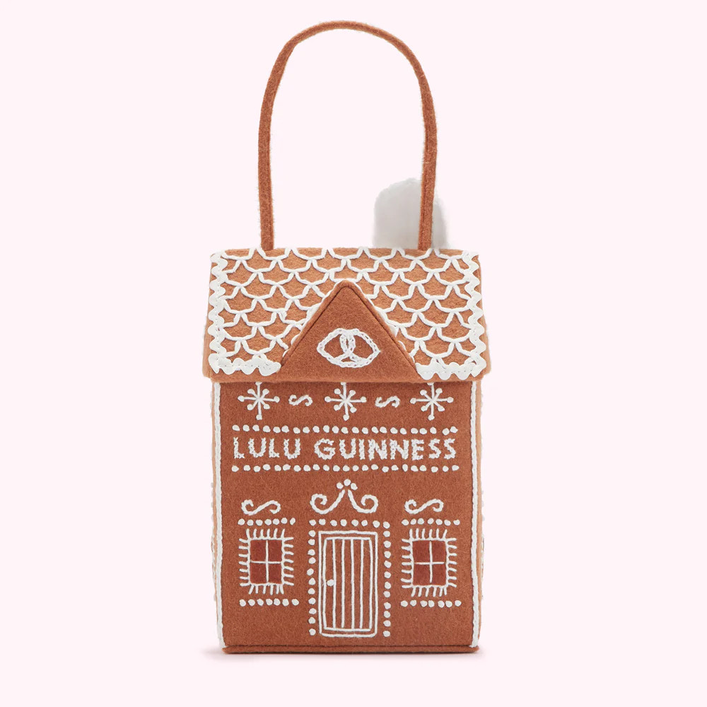 GINGERBREAD HOUSE CLUTCH BAG | Lulu Guinness (UK)