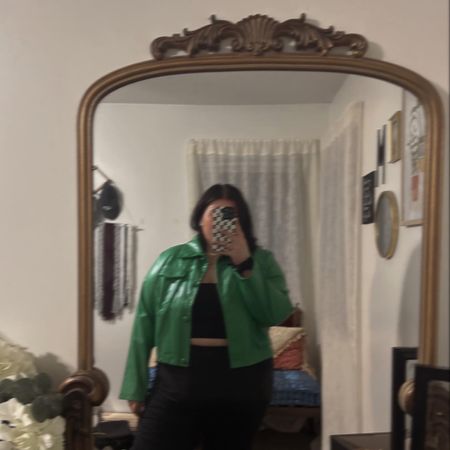 Plus size ladies — i know shein gets a bad rep but wanting trendy clothes & not being able to find them in my size SUCKS so i turn to shein when i can & this jacket DID NOT disappoint 😍 linked the shirt underneath today 

#LTKunder50 #LTKcurves #LTKsalealert