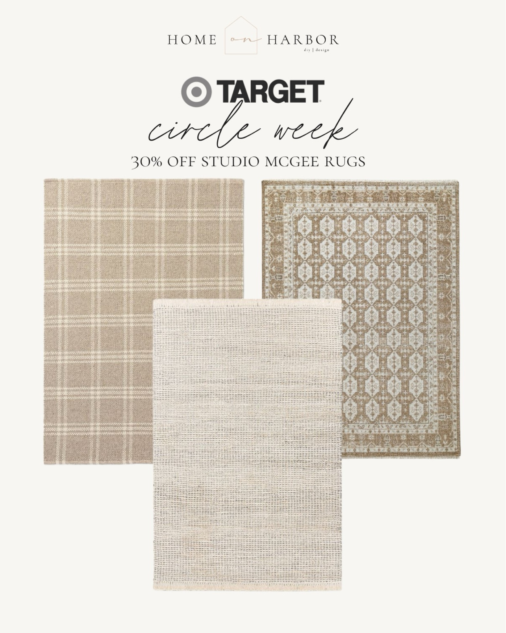 30% off Studio McGee rugs! I love these neutrals for any season. 

#LTKSummerSales #LTKHome #LTKSaleAlert
