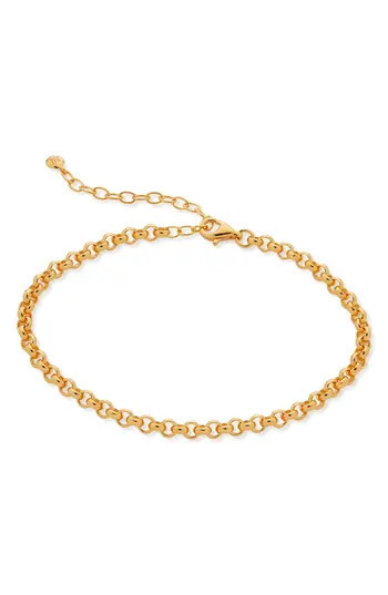 Monica Vinader Round Link Chain Bracelet in Gold Vermeil at Nordstrom Rack | Nordstrom Rack